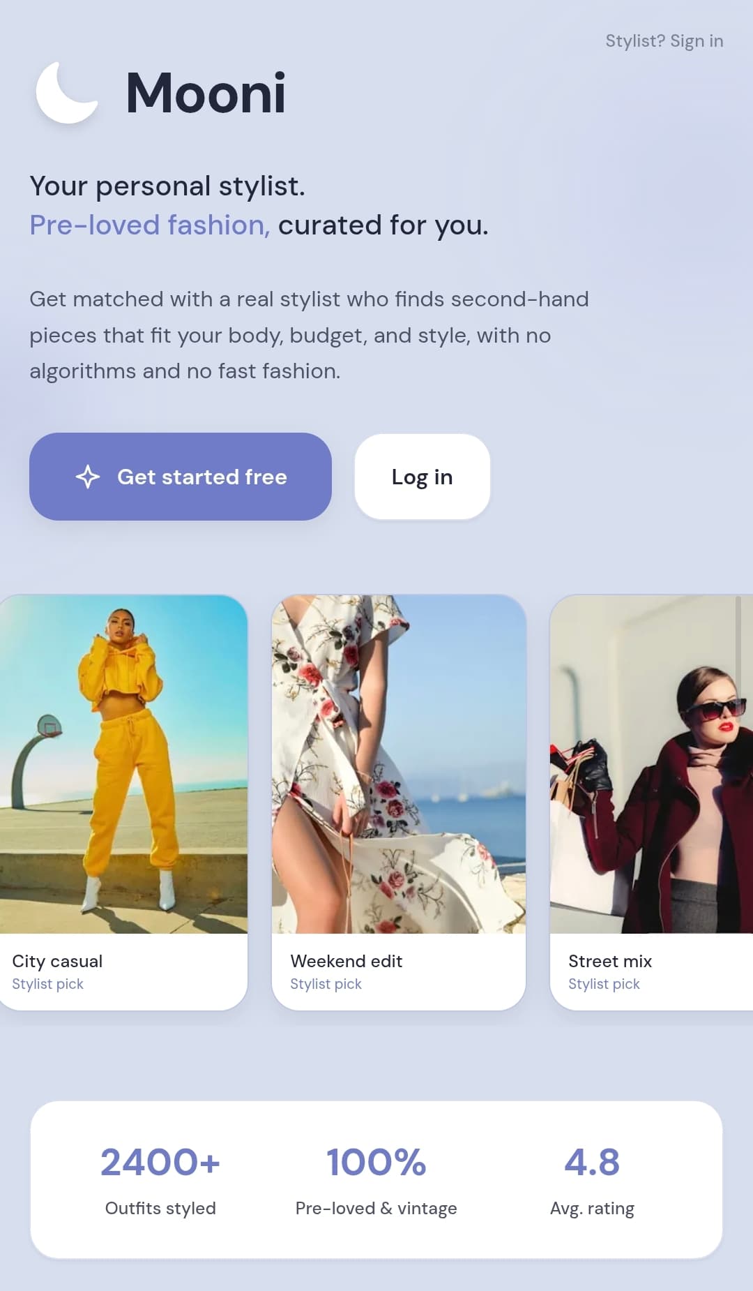 Remoon chat between customer and stylist